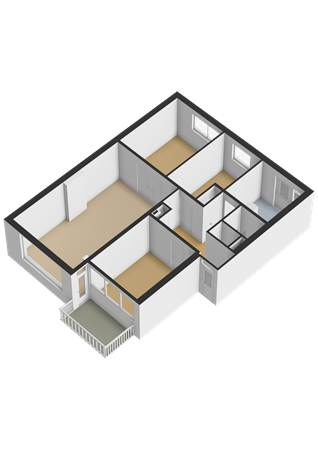 Floorplan - Nicolaas Beetsstraat 97, 9721 RM Groningen